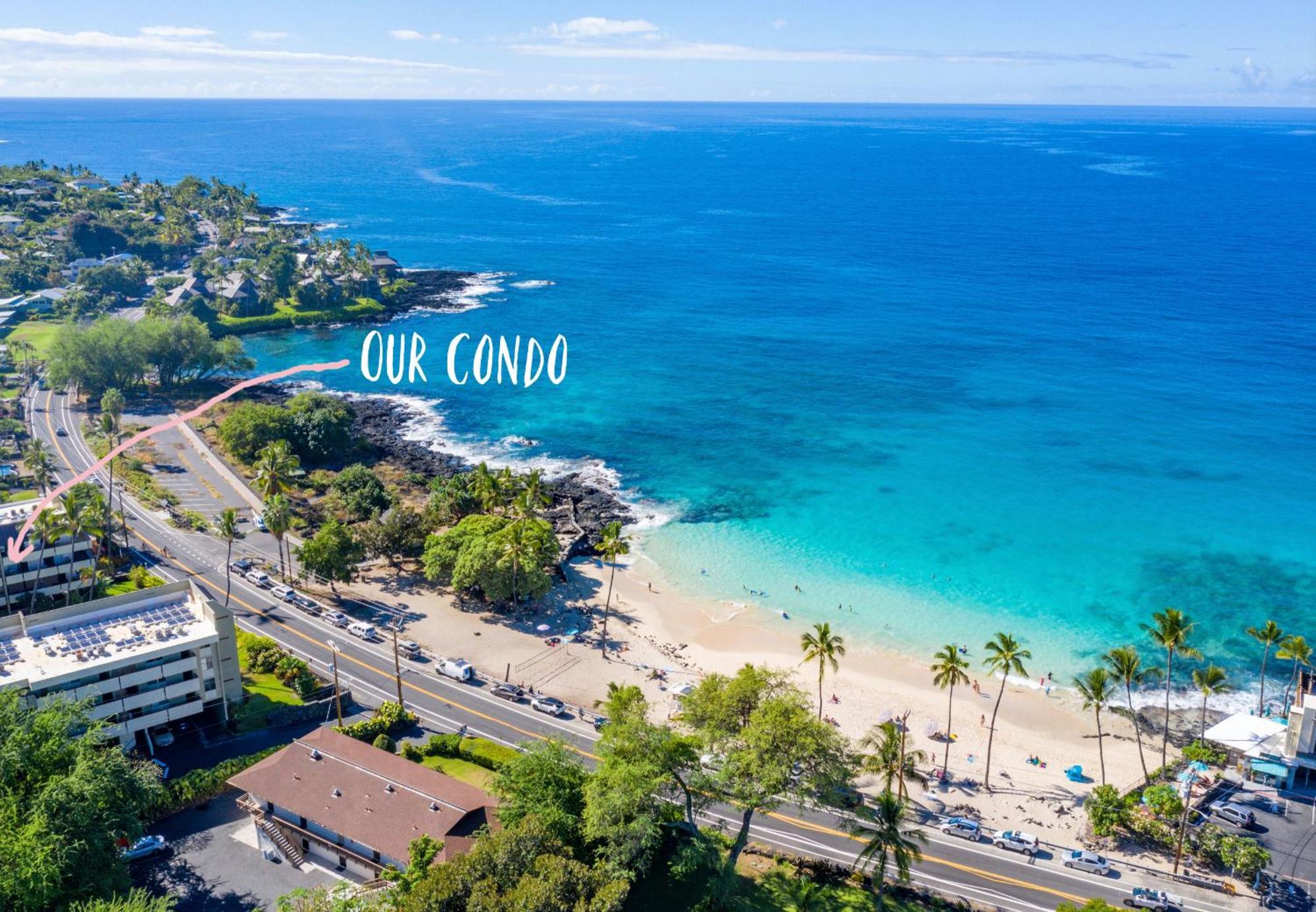 Magic Sands Beach View, 2B2B, Ac, Pool, Sleeps 6 カイルア・コナ エクステリア 写真